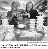 Laura Tiller and Kelli Bair OMG dip