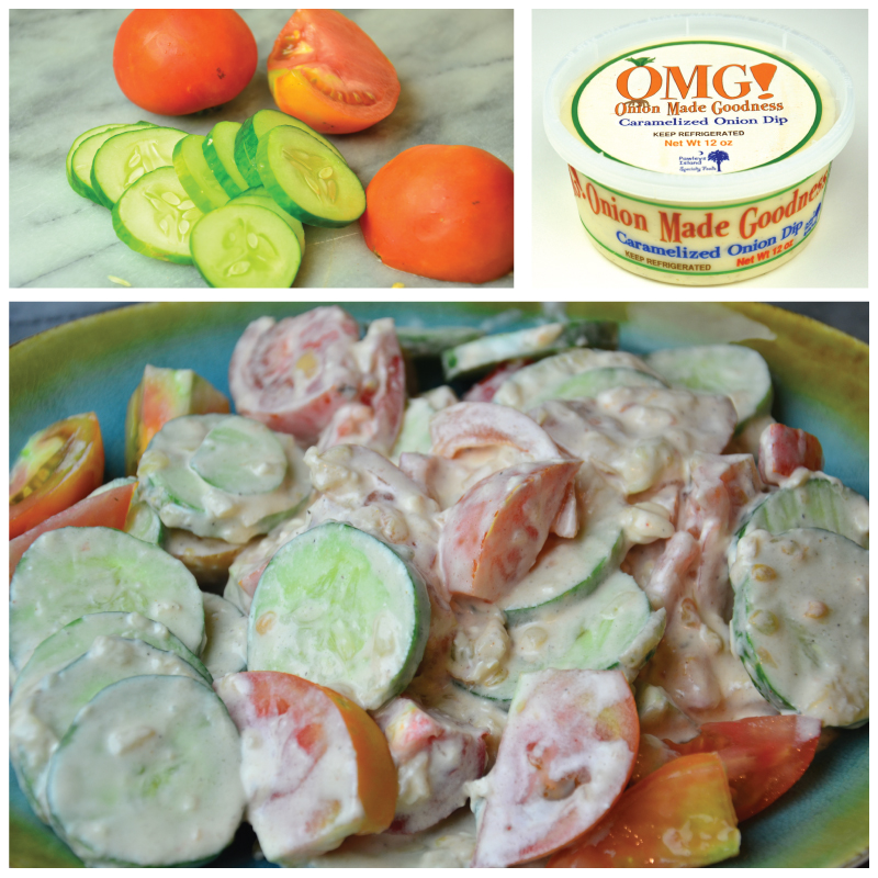 OMG Cucumber Tomato Salad